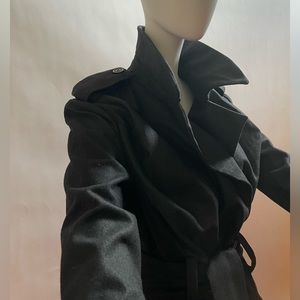 Vivienne Westwood BRAND NEW BLK COAT AW2013 WOOL IT42